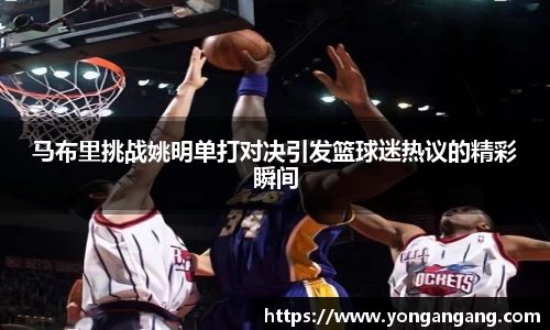 马布里挑战姚明单打对决引发篮球迷热议的精彩瞬间